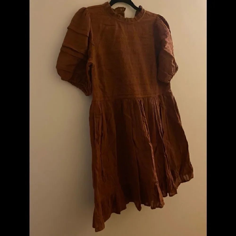 💐Universal Thread Puff Short Sleeve Eyelet Dress - Picture 10 of 11